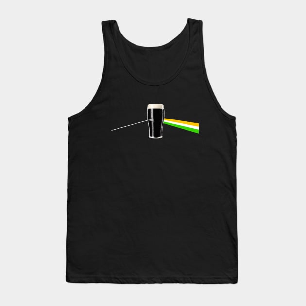 Dark Side of the Irish Pint Tank Top by Irish Nostalgia